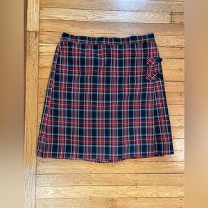 Rifle Kaynee plaid skirt (no size listed, est. M)